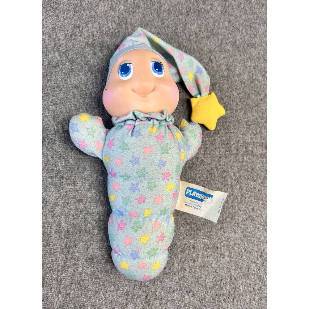 Vintage 1988 Playskool Gloworm Plush Doll Untested